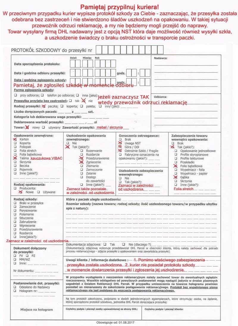 Dokumentowanie uszkodzeń pojazdu