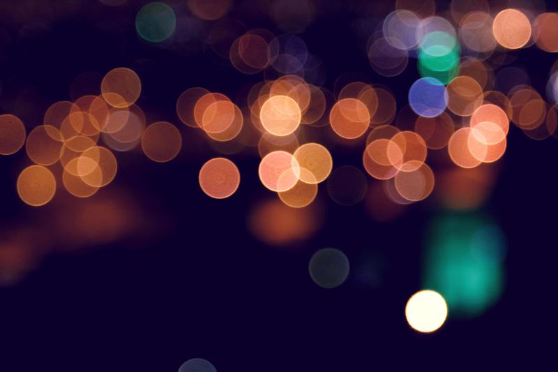 Efekt bokeh techniki